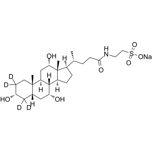 Taurocholic acid-d4 sodium (N-Choloyltaurine-d4 (sodium)) 2410279-93-3